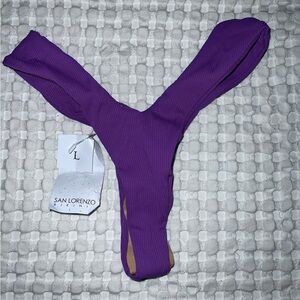 San Lorenzo thong bikini purple large